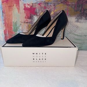 White House Black Market shoes, leather and suede